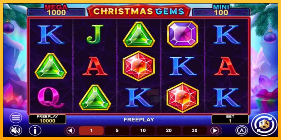 Christmas Gems Hold & Win macchina da gioco per soldi, immagine 2