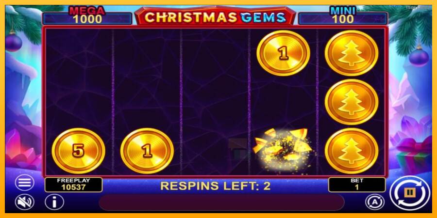 Christmas Gems Hold & Win macchina da gioco per soldi, immagine 5