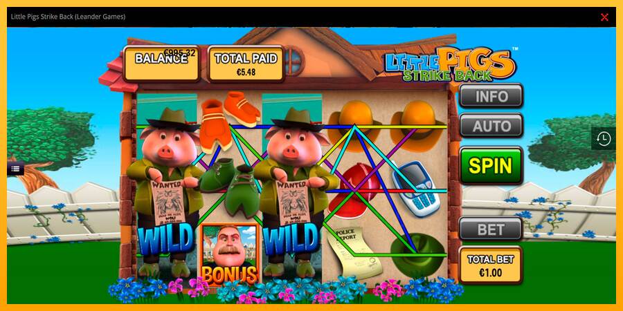 Little Pigs Strike Back macchina da gioco per soldi, immagine 5