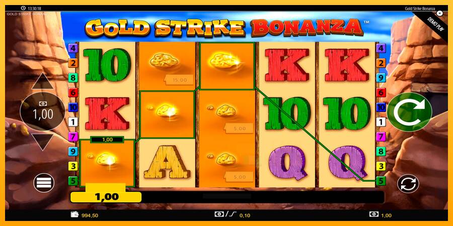 Gold Strike Bonanza macchina da gioco per soldi, immagine 3