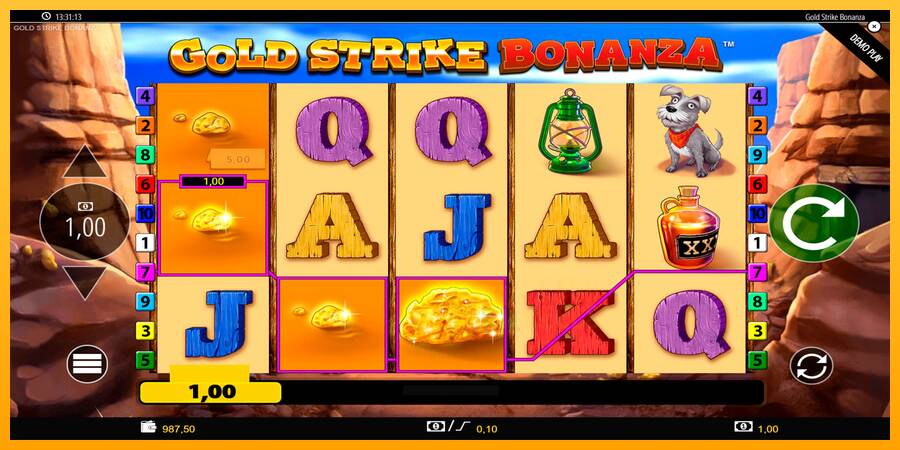 Gold Strike Bonanza macchina da gioco per soldi, immagine 5