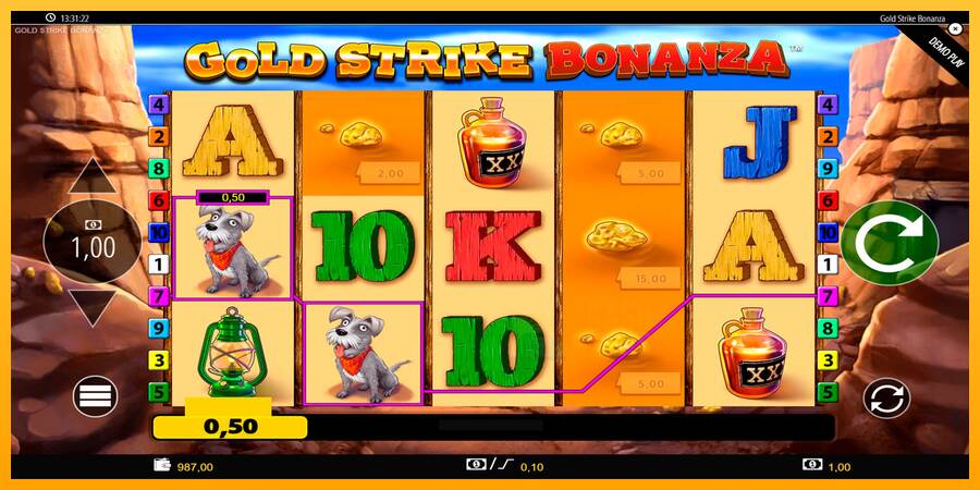 Gold Strike Bonanza macchina da gioco per soldi, immagine 6