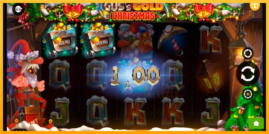 Guss Gold Christmas macchina da gioco per soldi, immagine 2