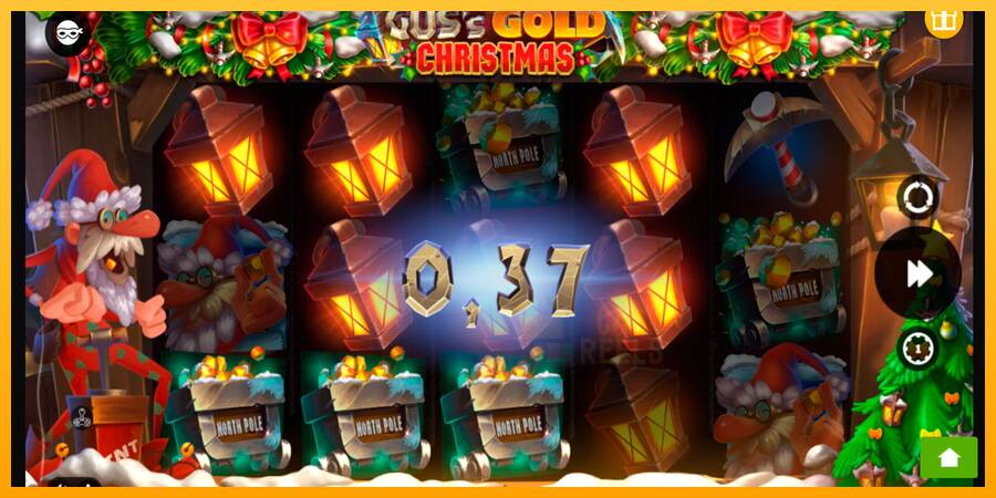 Guss Gold Christmas macchina da gioco per soldi, immagine 3