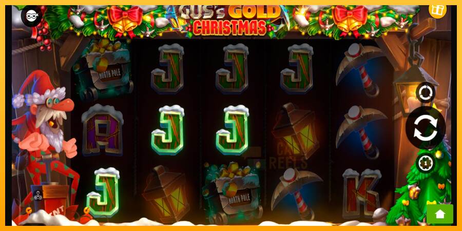 Guss Gold Christmas macchina da gioco per soldi, immagine 4