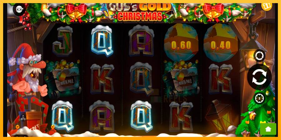 Guss Gold Christmas macchina da gioco per soldi, immagine 5