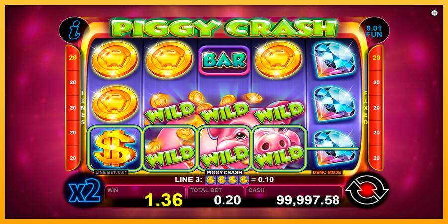 Piggy Crash macchina da gioco per soldi, immagine 3