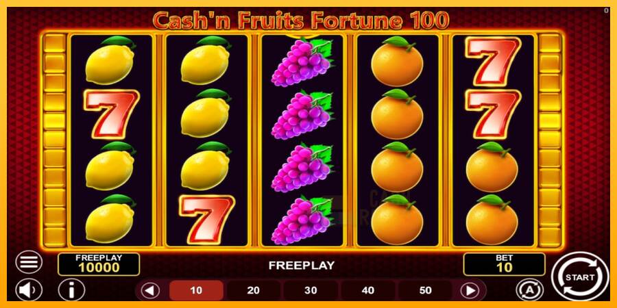 Cashn Fruits Fortune 100 macchina da gioco per soldi, immagine 1