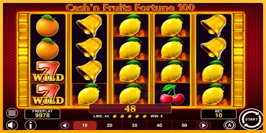 Cashn Fruits Fortune 100 macchina da gioco per soldi, immagine 2