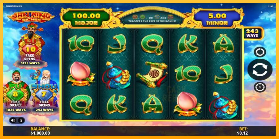 San Xing Riches macchina da gioco per soldi, immagine 3