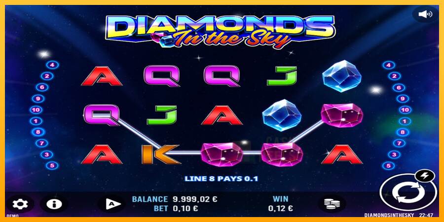 Diamonds In The Sky macchina da gioco per soldi, immagine 2