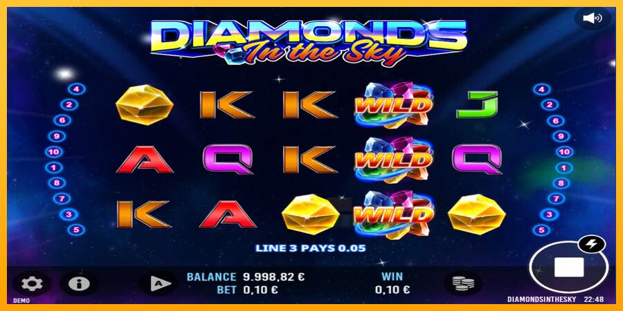 Diamonds In The Sky macchina da gioco per soldi, immagine 3