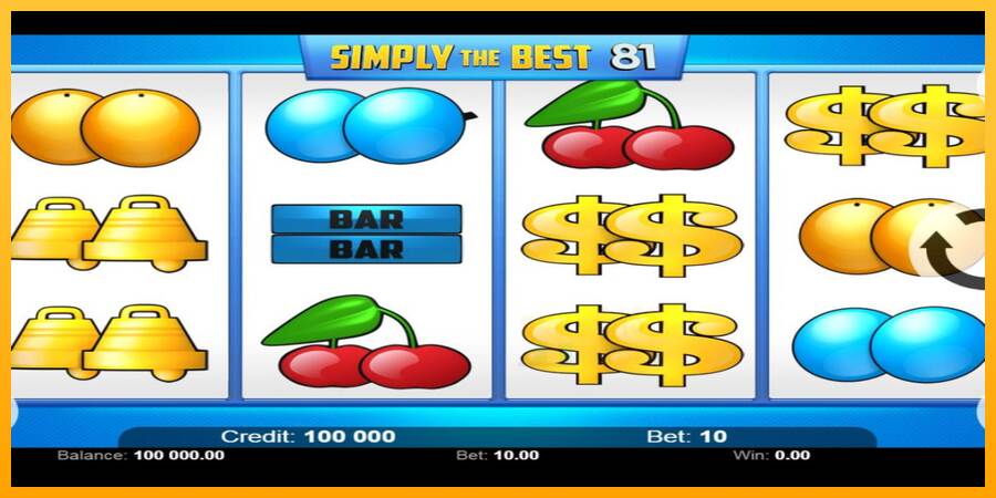 Simply The Best 81 macchina da gioco per soldi, immagine 1