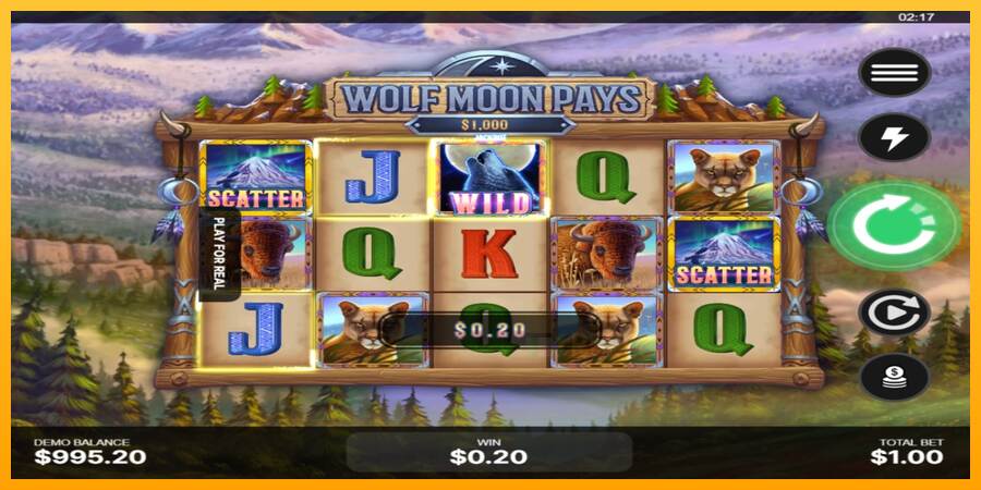 Wolf Moon Pays macchina da gioco per soldi, immagine 3