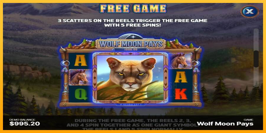 Wolf Moon Pays macchina da gioco per soldi, immagine 6