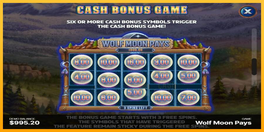 Wolf Moon Pays macchina da gioco per soldi, immagine 7