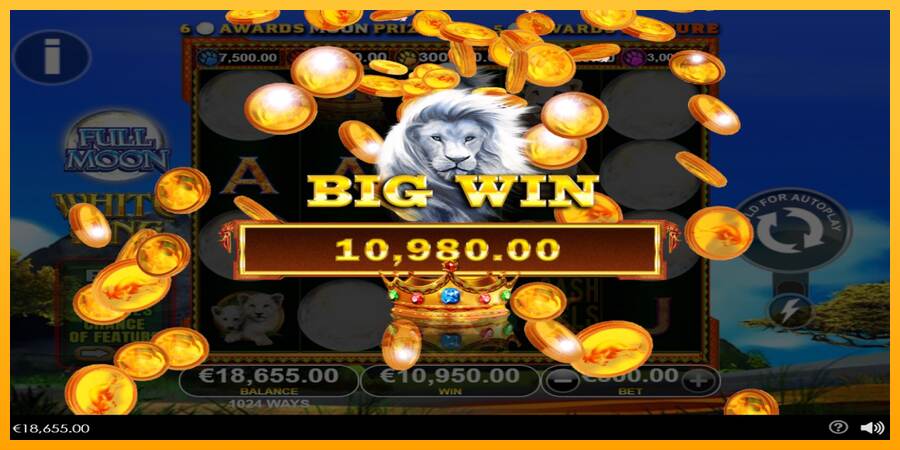 Full Moon: White King macchina da gioco per soldi, immagine 3