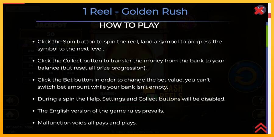 1 Reel Golden Rush macchina da gioco per soldi, immagine 4