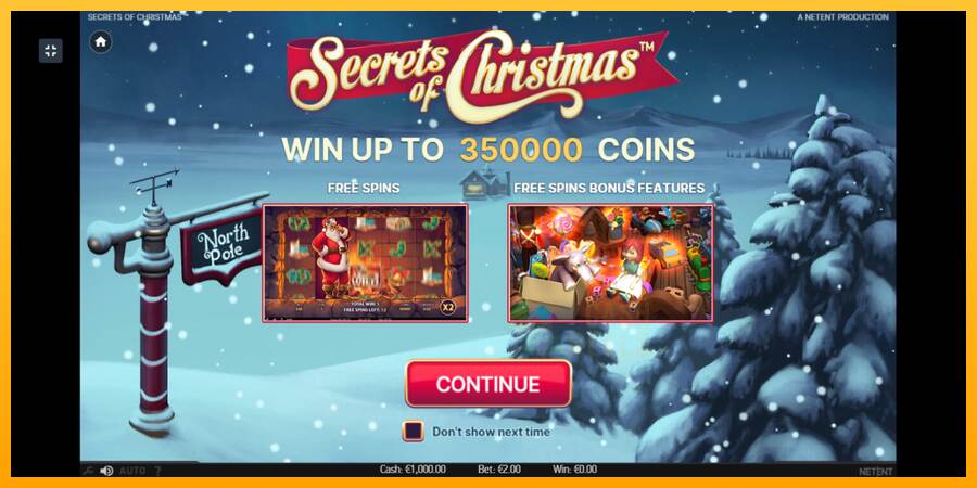 Secrets of Christmas macchina da gioco per soldi, immagine 1