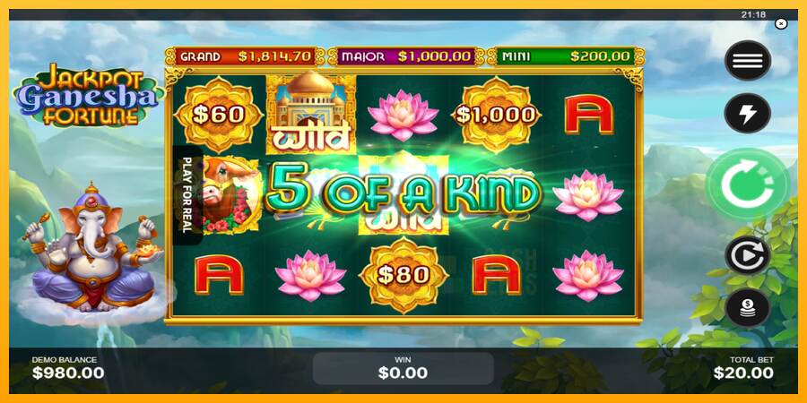 Jackpot Ganesha Fortune macchina da gioco per soldi, immagine 3