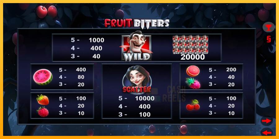 Fruit Biters macchina da gioco per soldi, immagine 4