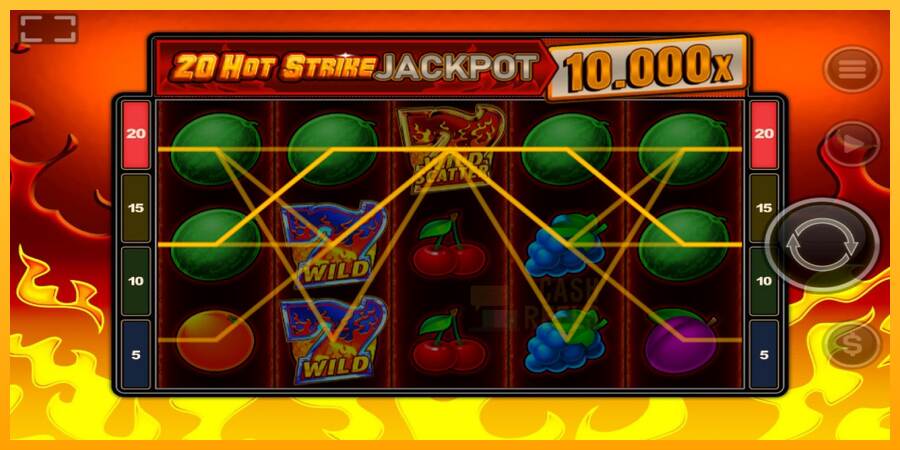 20 Hot Strike Jackpot macchina da gioco per soldi, immagine 3