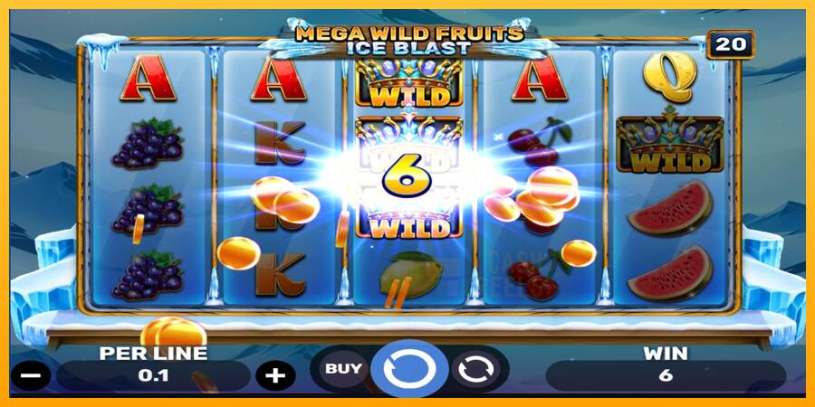 Mega Wild Fruits - Ice Blast macchina da gioco per soldi, immagine 2