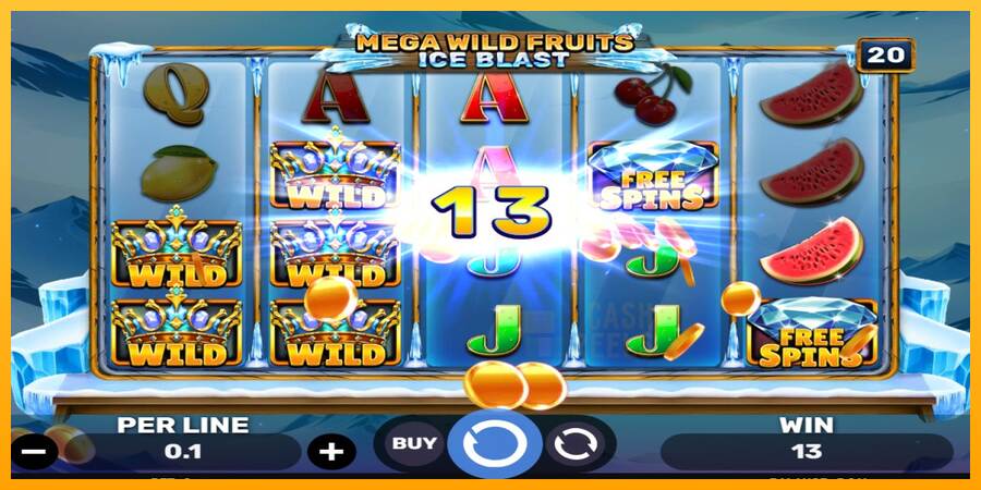 Mega Wild Fruits - Ice Blast macchina da gioco per soldi, immagine 3