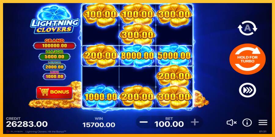 Lightning Clovers macchina da gioco per soldi, immagine 3