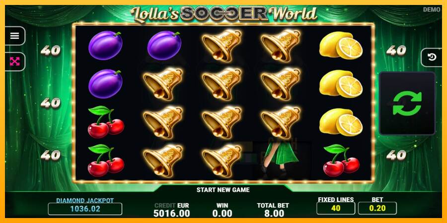 Lollas Soccer World macchina da gioco per soldi, immagine 1