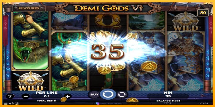 Demi Gods 6 macchina da gioco per soldi, immagine 3