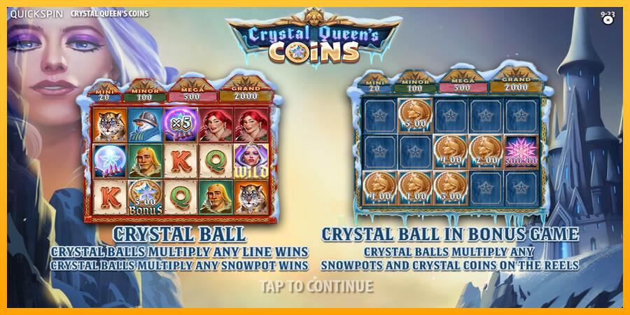 Crystal Queens Coins macchina da gioco per soldi, immagine 1