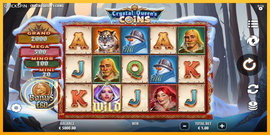 Crystal Queens Coins macchina da gioco per soldi, immagine 2