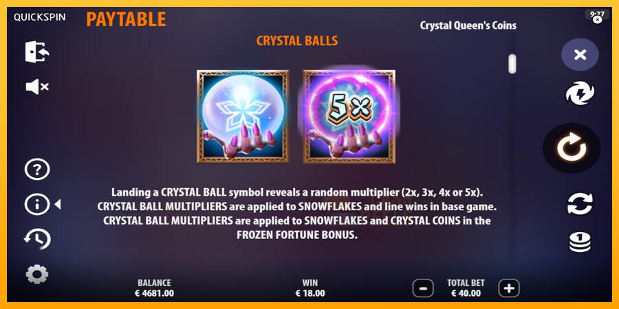 Crystal Queens Coins macchina da gioco per soldi, immagine 6