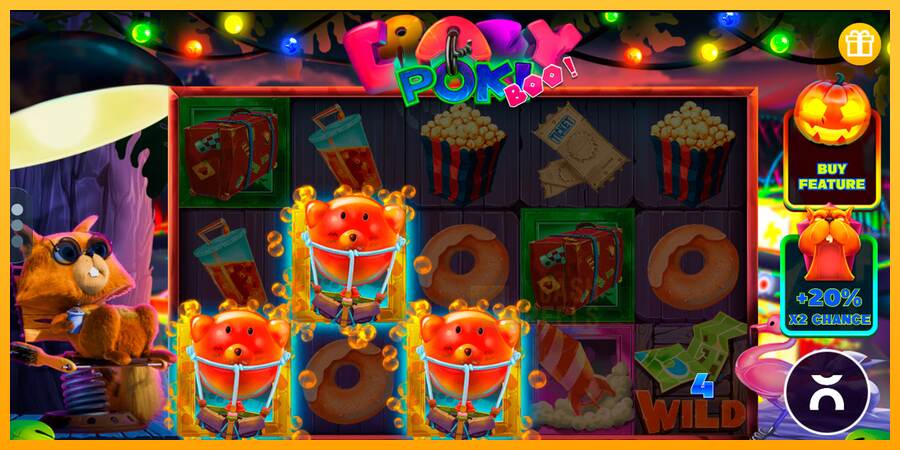 Crazy Poki Boo! macchina da gioco per soldi, immagine 3