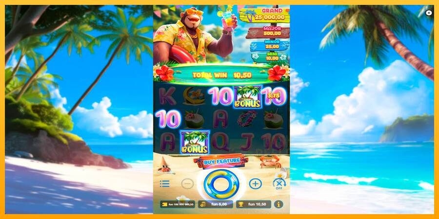 Surf Monkey macchina da gioco per soldi, immagine 2