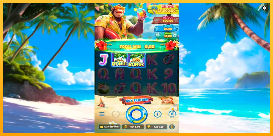 Surf Monkey macchina da gioco per soldi, immagine 3