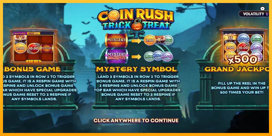 Coin Rush: Trick o Treat macchina da gioco per soldi, immagine 1