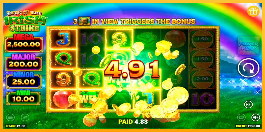 Luck O The Irish Strike macchina da gioco per soldi, immagine 2