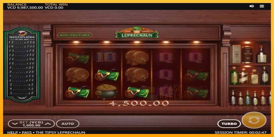 The Tipsy Leprechaun macchina da gioco per soldi, immagine 3