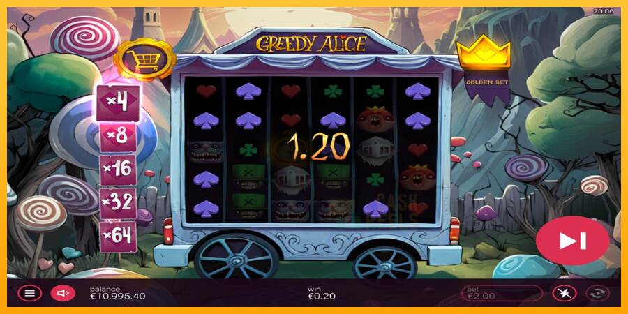 Greedy Alice macchina da gioco per soldi, immagine 3