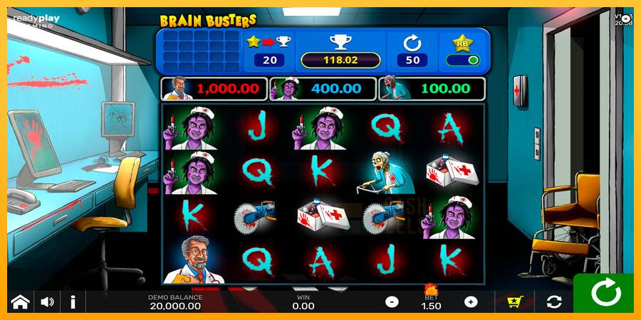 Brain Busters macchina da gioco per soldi, immagine 1