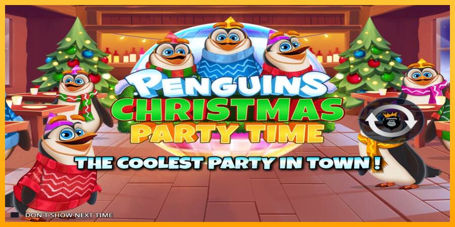 Penguins Christmas Party Time macchina da gioco per soldi, immagine 1