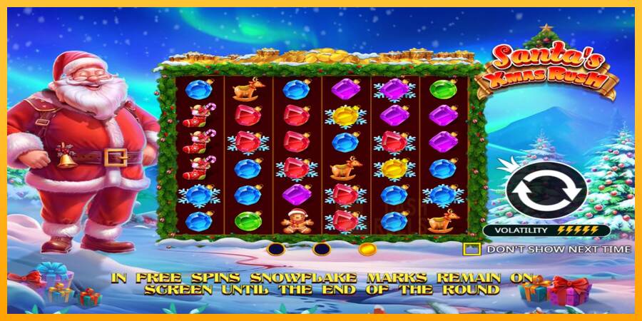 Santas Xmas Rush macchina da gioco per soldi, immagine 1