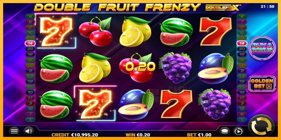 Double Fruit Frenzy DoubleMax macchina da gioco per soldi, immagine 2