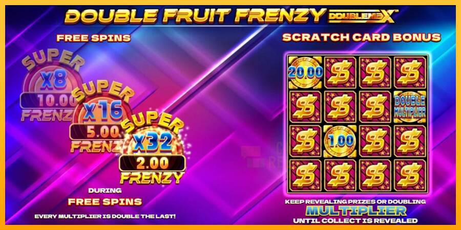 Double Fruit Frenzy DoubleMax macchina da gioco per soldi, immagine 3