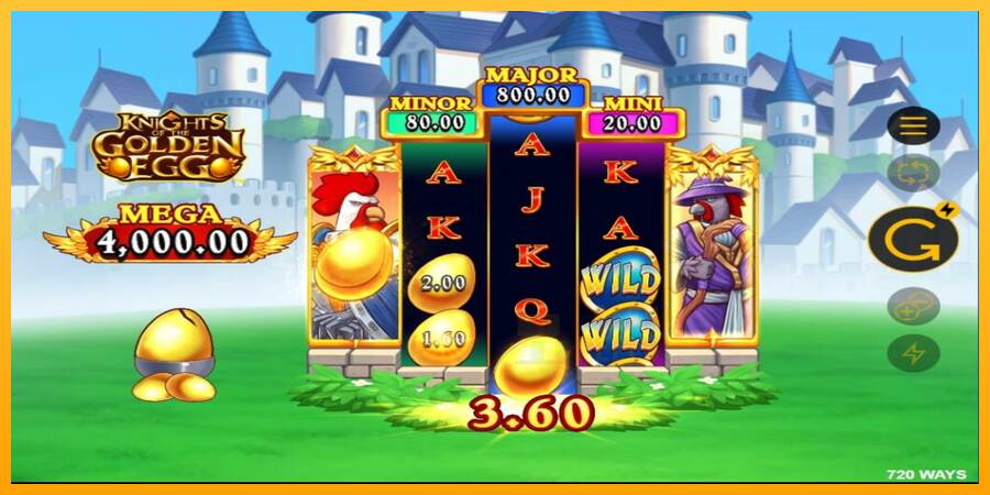 Knights of the Golden Egg macchina da gioco per soldi, immagine 6