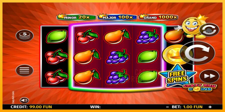 Crazy Rich Coins macchina da gioco per soldi, immagine 2