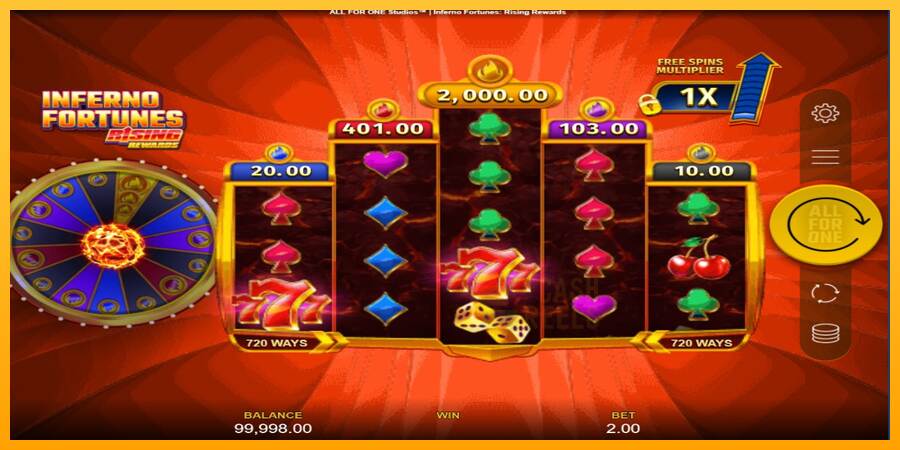 Inferno Fortunes: Rising Rewards macchina da gioco per soldi, immagine 2