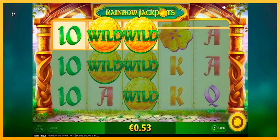 Rainbow Jackpots macchina da gioco per soldi, immagine 2